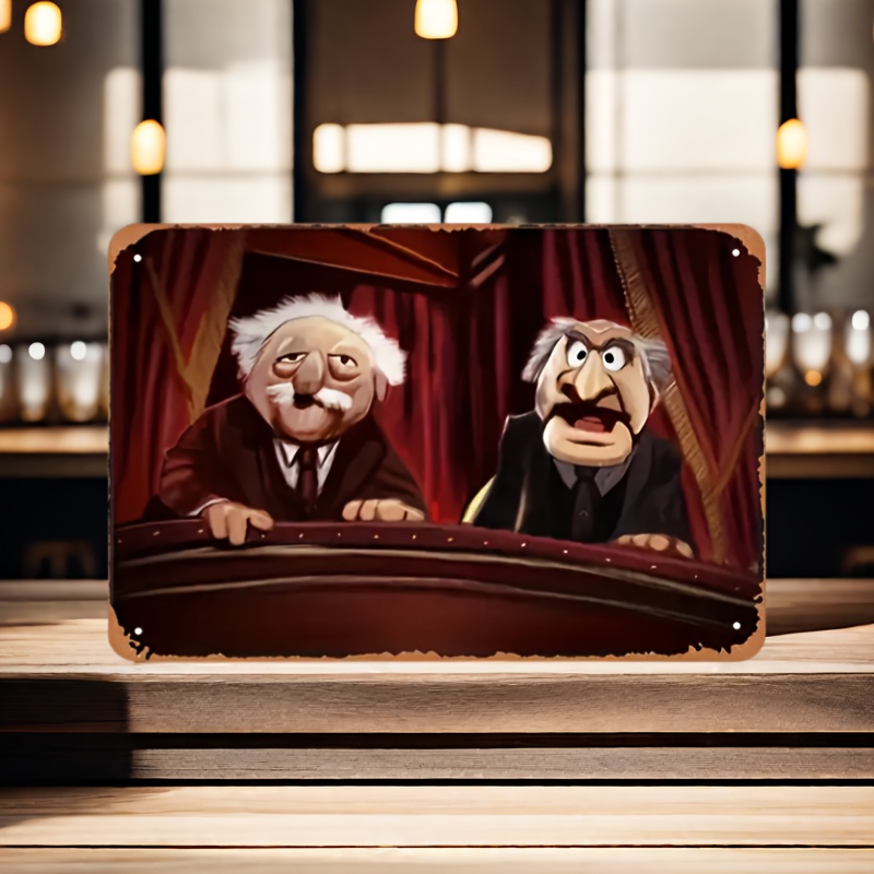 Statler & Waldorf 빈티지 금속 벽 예술  - Home Bar Cafe 리뷰 및 가격
